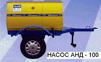 Агрегат насосный передвижной АНД-100, с дизельным двигателем.